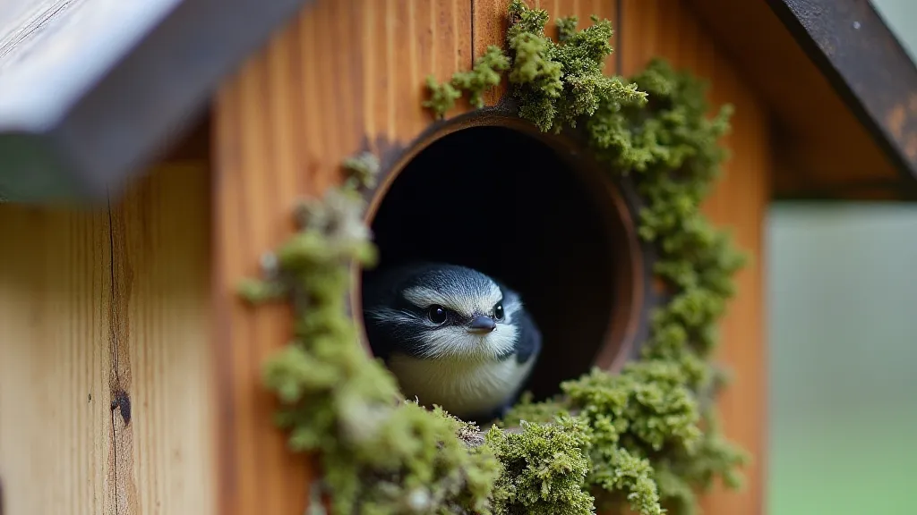 Insulation inside birdhouse