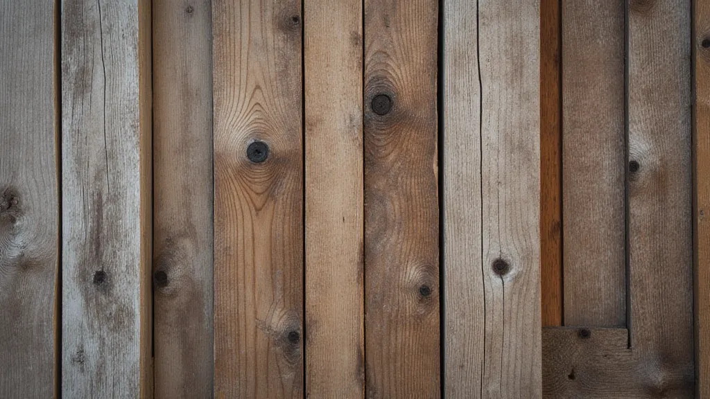 Various pieces of reclaimed wood