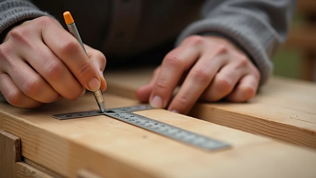 Wood measuring for wren house construction