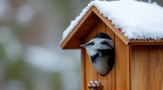 Build a Chickadee Bird House: Cold Weather Habitat
