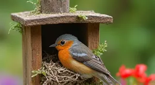 Design a Robin Nesting Platform: Open-Air Bird Housing